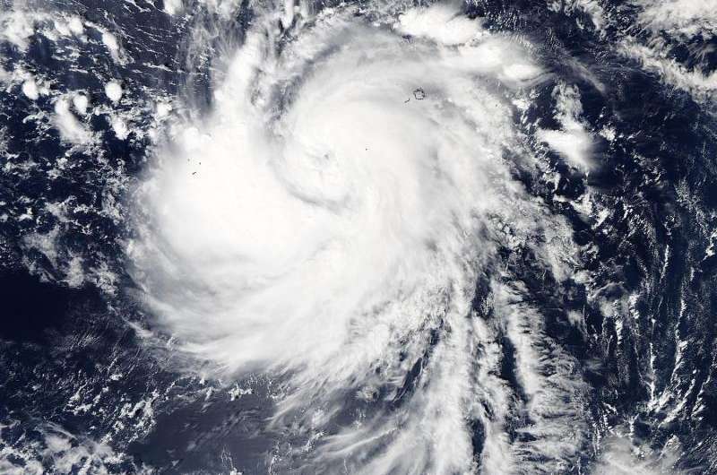 NASA sees In-fa become a Typhoon near Micronesia