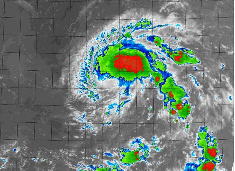 NASA sees new tropical depression form near International Date Line
