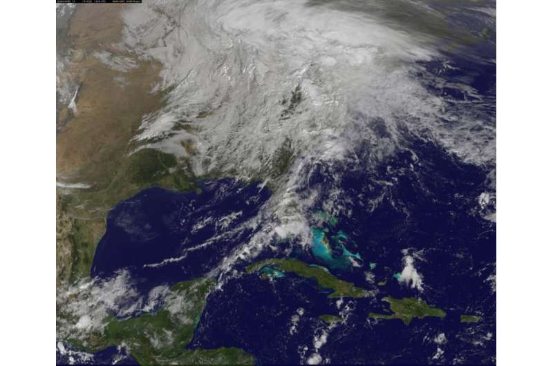 NASA sees post-Patricia moisture, winds stalking the Mid-Atlantic