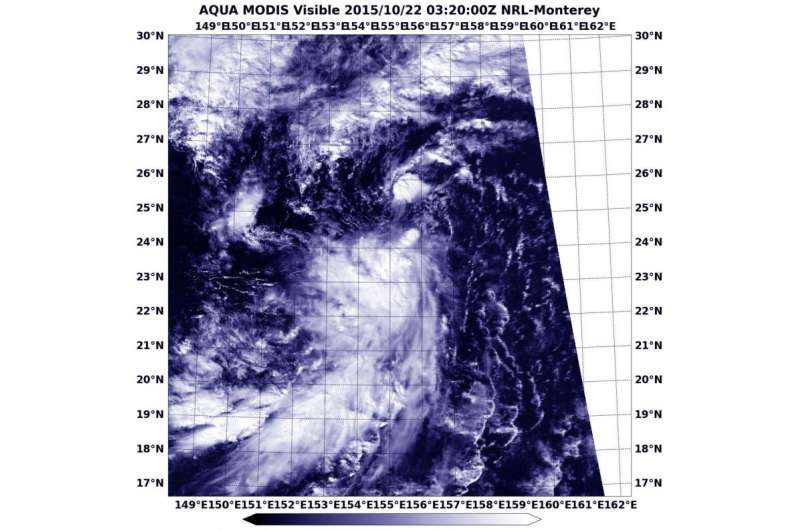 NASA sees the 26th Northwestern Pacific Tropical Depression form