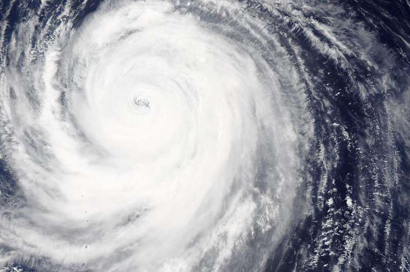 NASA sees wide-eyed Typhoon Atsani ready to curve