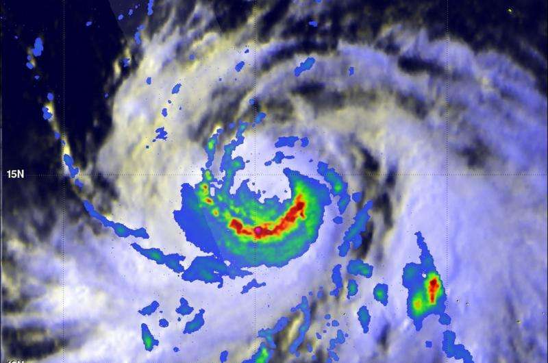 NASA's GPM sees Typhoon Atsani intensifying
