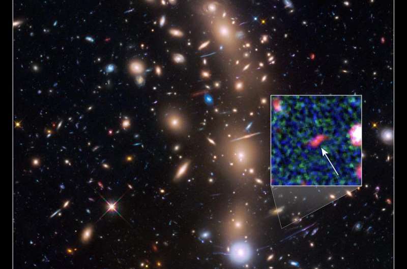 NASA space telescopes see magnified image of the faintest galaxy from the early universe