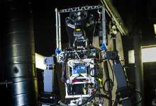 Navy unveils firefighting robot prototype at naval tech expo