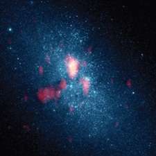 Nearby 'dwarf' galaxy is home to luminous star cluster