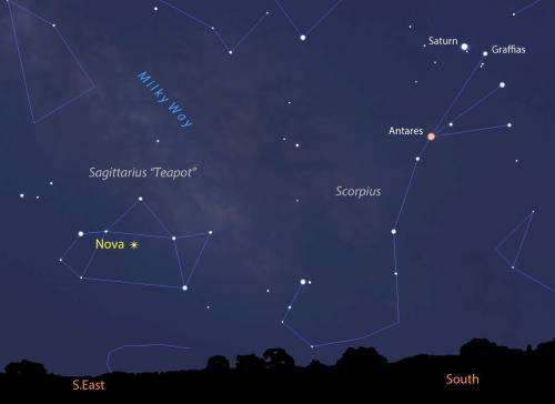 New Binocular Nova Discovered in Sagittarius