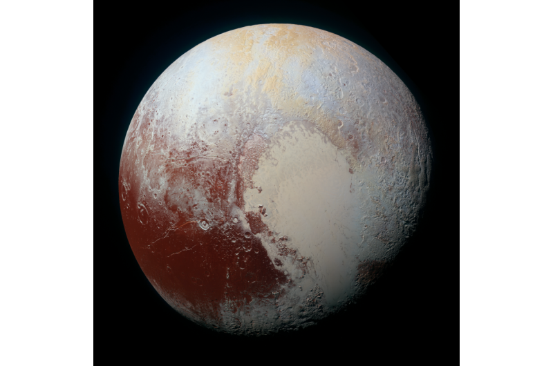 New Horizons reveals Pluto's striking surface variations and unique moon rotations