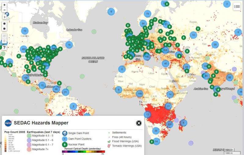 New mapping tool lets users easily pinpoint hazards data