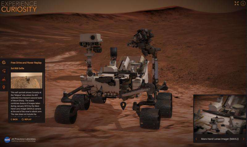 New online exploring tools bring NASA's journey to Mars to new generation