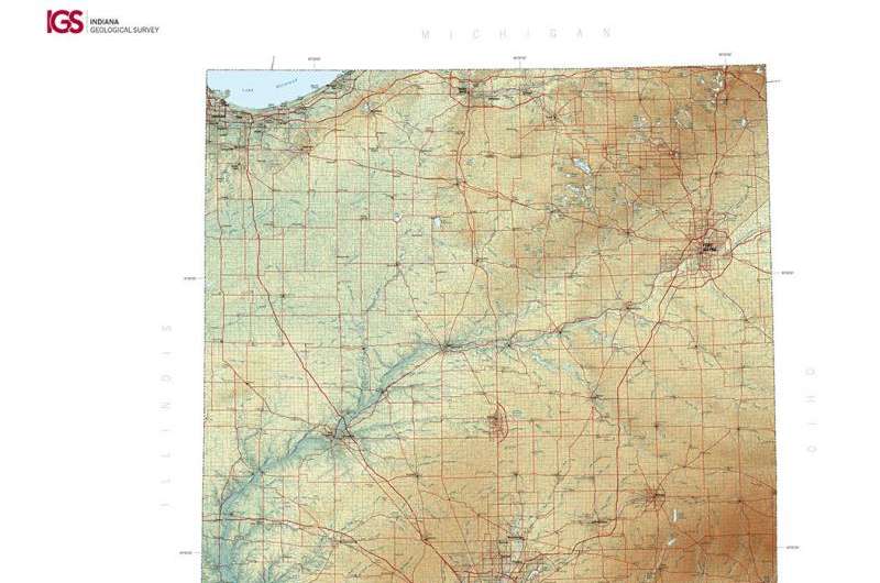 New state map from Indiana Geological Survey makes use of high-res imaging