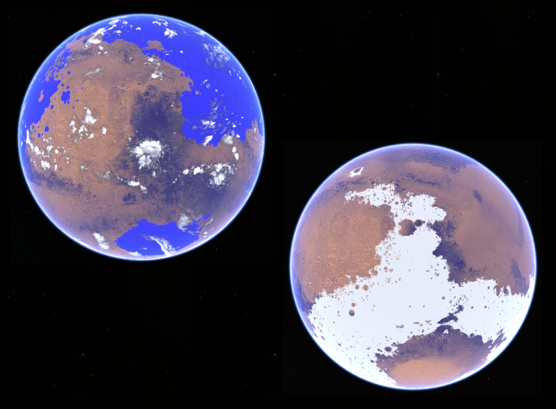 New study favors cold, icy early Mars