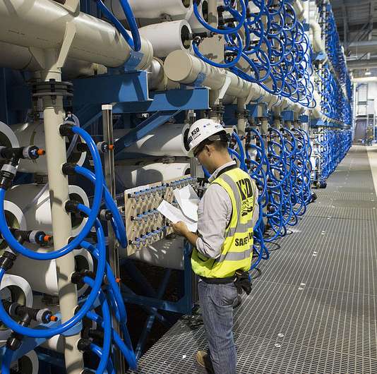 Ocean desalination plant  capable of fresh water daily