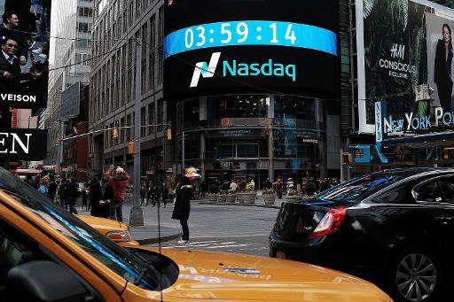 On April 23, 2015, the Nasdaq Composite Index finished at a new closing high, 5,056.06, topping the previous mark set on March 1