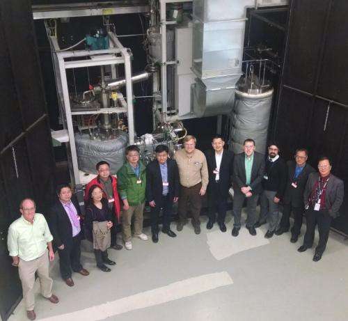 ORNL and SINAP cooperate on development of salt-cooled reactors