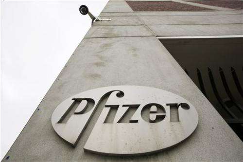 Pfizer net down on lower sales, higher research, legal costs