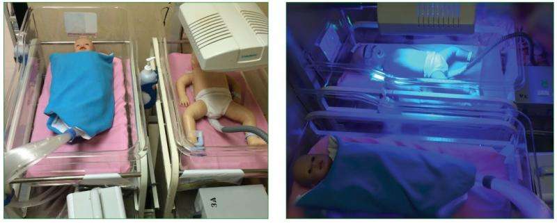 Phototherapy device for neonatal jaundice