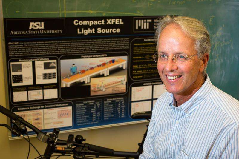 Physicist shrinking electron-laser technology