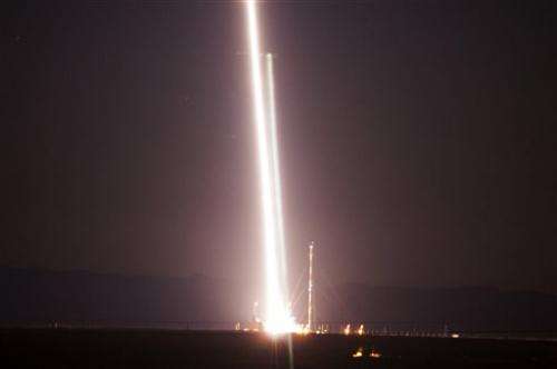 Pink cloud visible in Arizona after New Mexico rocket launch