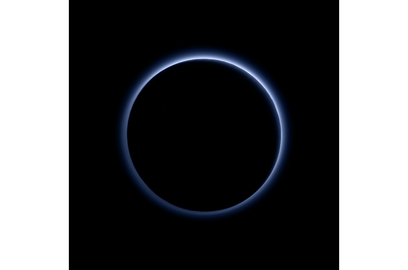 Pluto's Blue Sky