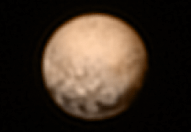 Pluto’s ‘heart’ revealed as New Horizons probe starts flyby campaign