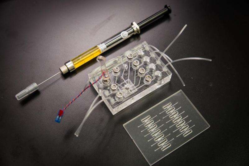 Prototype lab in a needle could make real-time, mobile laboratory testing a reality