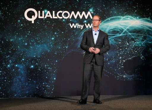 Qualcomm President Derek Aberle speaks at the International CES, an annual consumer technology trade show, on January 5, 2015 in