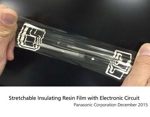 Resin film for stretchable electronics