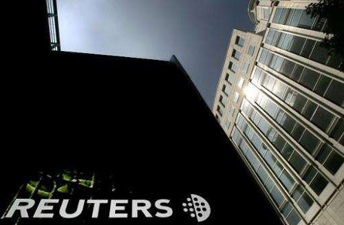 Reuters news websites were inaccessible in China with the global newswire saying in a report that users first experienced diffic