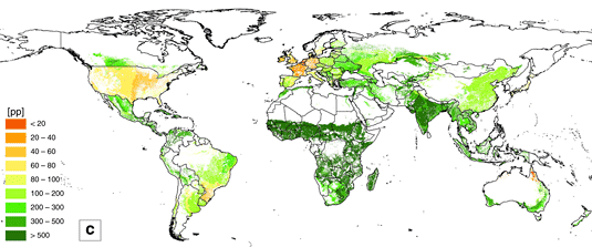 Rising demand for food around the world can be met without expansion of agricultural cropland