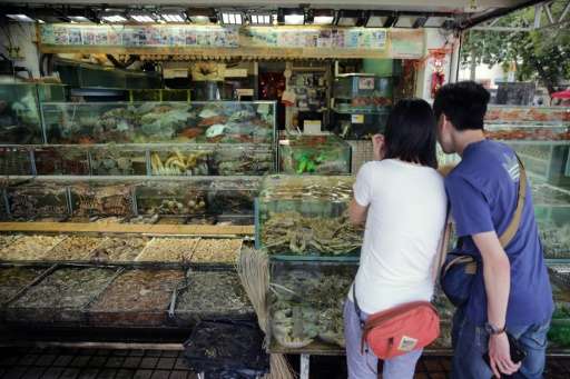 Seafood is ubiquitous in Hong Kong, where customers often choose their fish live from a tank