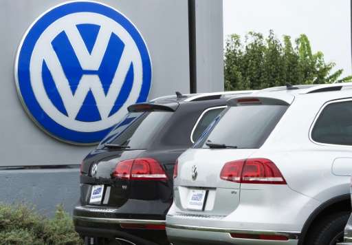 Shares in Volkswagen have tumbled on evidence that the massive pollution cheating scandal engulfing the company could be even wi