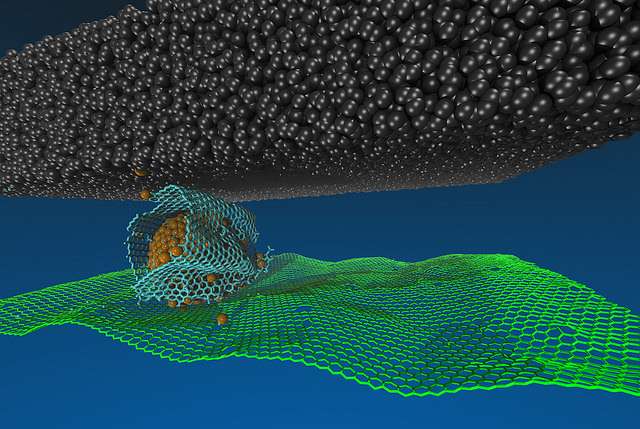 Simulations lead to design of near-frictionless material