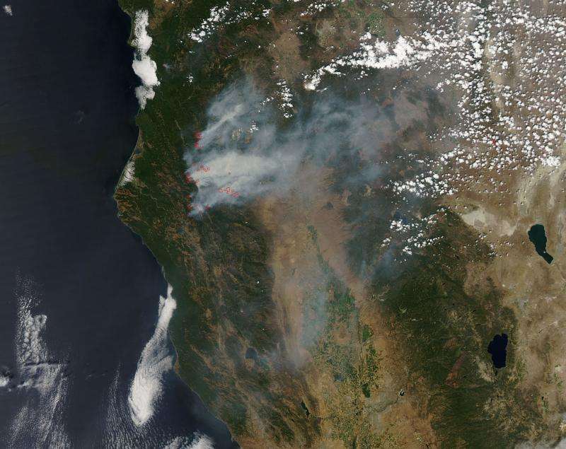 Smoke still rising from California's fires