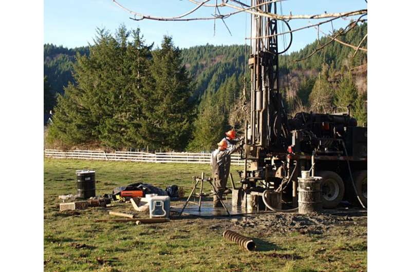 Soil pulled from deep under Oregon's unglaciated Coast Range unveils frosty past climate