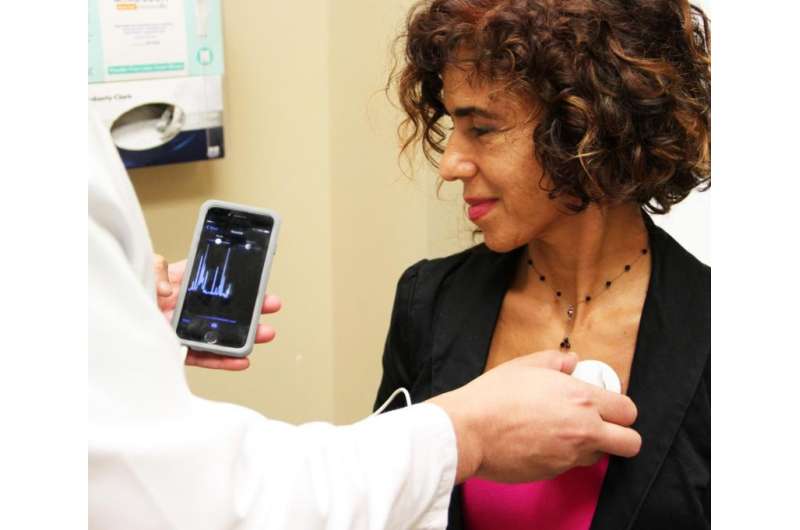 So long, stethoscope? New device and iPhone alter exams
