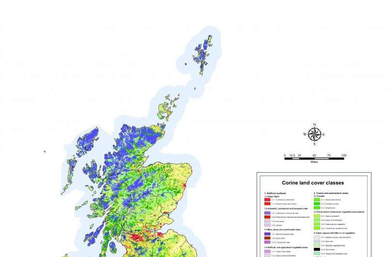 State of our countryside: Land use map of United Kingdom reveals large-scale changes in environment
