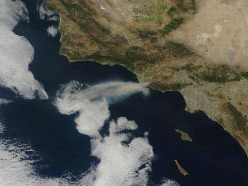 Stratospheric accomplice for Santa Ana winds and California wildfires