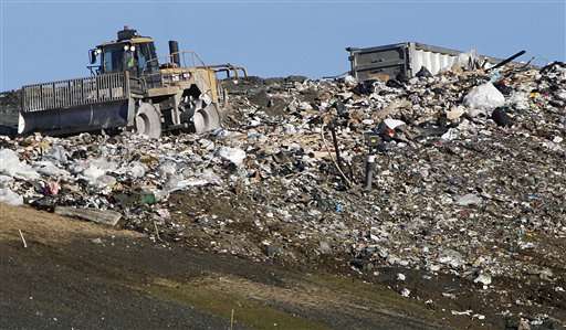 Study: US puts twice as much trash in landfills than thought
