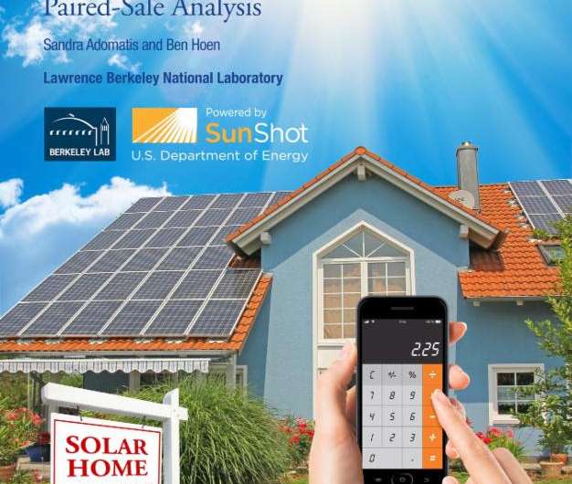 Team of appraisers across six states find home buyers will pay premium for solar homes