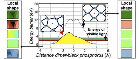 Team studies light-induced oxidation of two-dimensional black phosphorus
