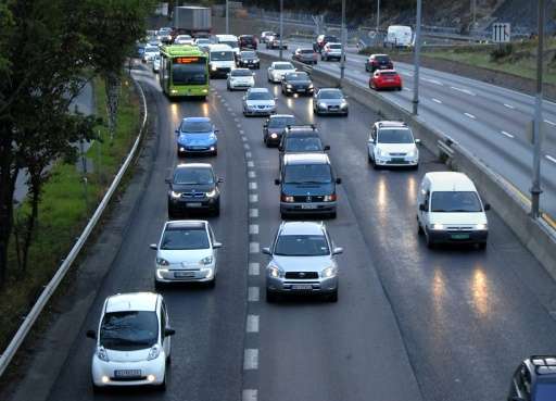 The ban on automobiles is part of Norway's plan to slash emissions of greenhouse gases by 50 percent by 2020 compared to 1990 le