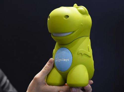 The concept behind &quot;Cognitoys&quot;, which can talk with children and, through the powers of wireless communication and clo