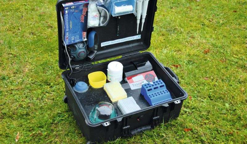The Ebola mobile suitcase laboratory successfully tested in Guinea