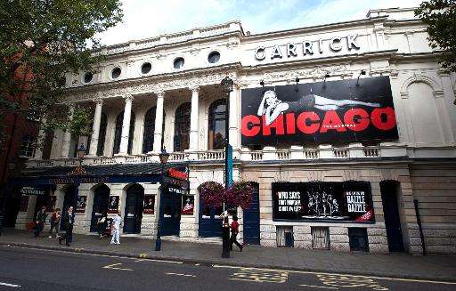 The Garrick Theatre in London's West End is pictured on September 1, 2012