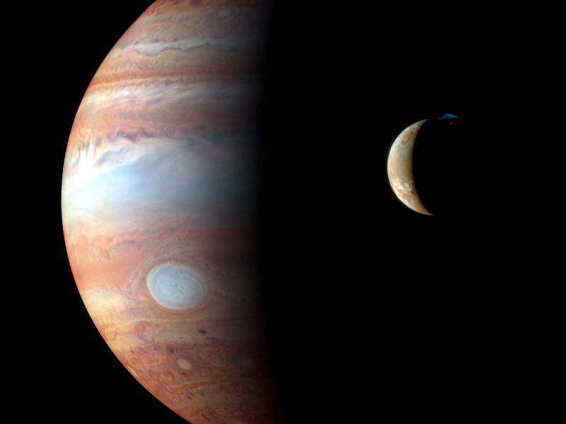 The gas giant Jupiter