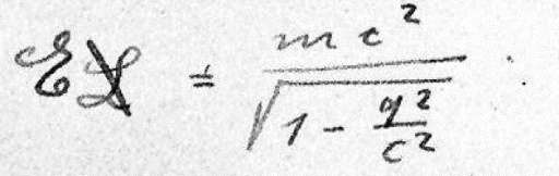 The oldest existing manuscript written by Albert Einstein on his theory of relativity and the revolutionary equation E=mc2