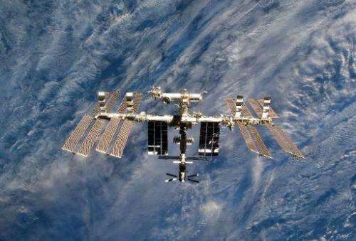 This March 7, 2011 NASA image shows a view of the International Space Station photographed by an STS-133 crew member on space sh