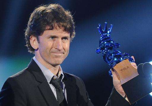 Todd Howard, Game Director for Bethesda Game Studios, accepts the Game of the Year award at Spike TV's &quot;2011 Video Game Awa