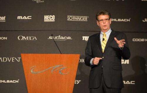 Tom Malone, president of Voxx Electronics, in Las Vegas, Nevada, on January 7, 2013
