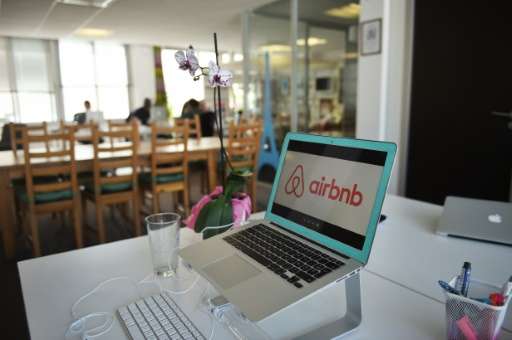 Tongue-in-cheek ads signed &quot;love Airbnb&quot; included suggestions on ways to spend $12 million dollars collected through a